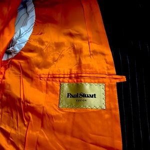 Paul Stuart Pinstripes Men’s 2-Piece Suit Size 48 R